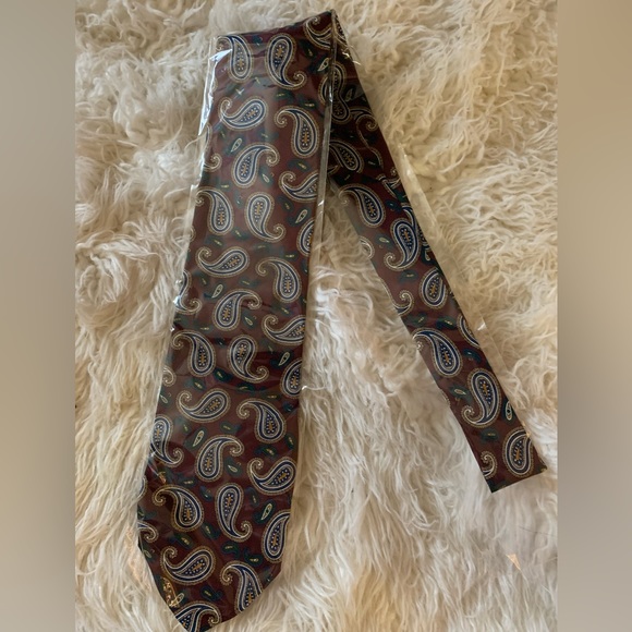 CHRISTIAN DIOR Vintage Paisley Tie - Picture 2 of 3